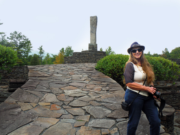 Karen Duquette at the monolith